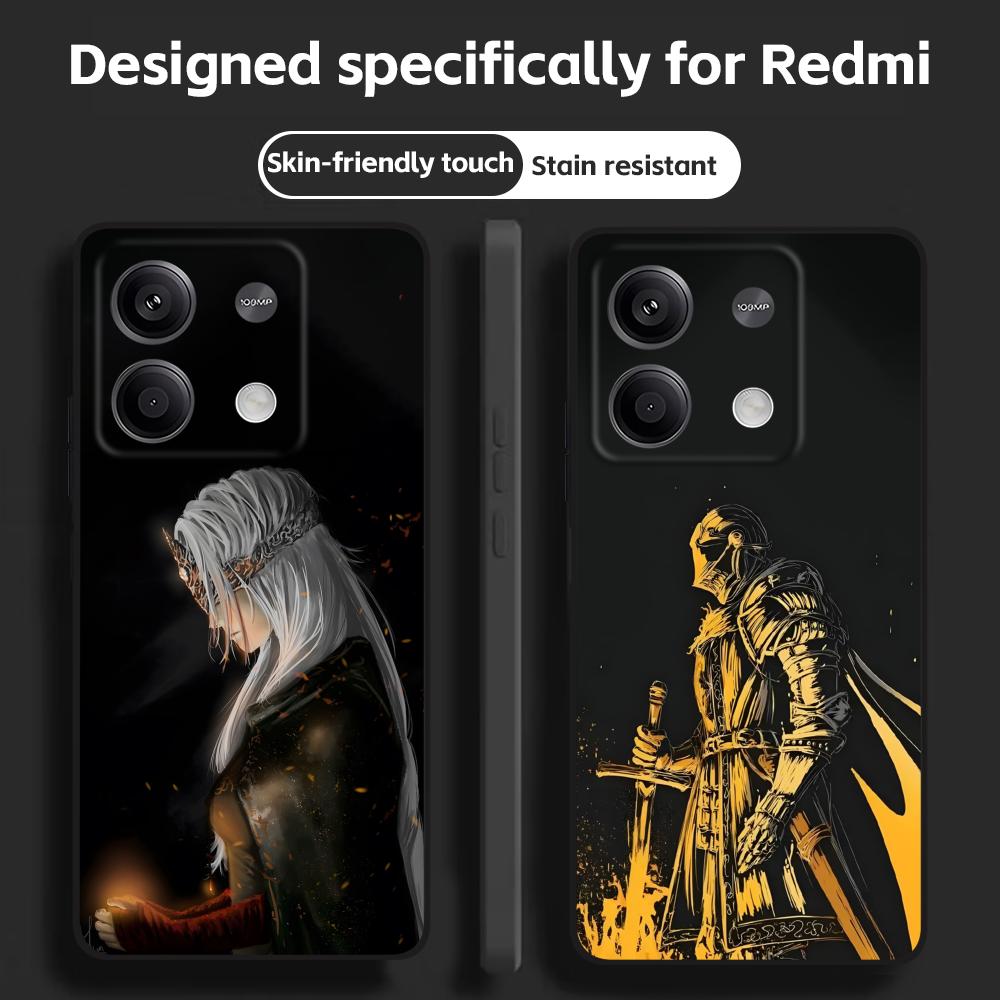 Xiaomi Redmi Note 14 - غطاء هاتف كلاسيكي بتصميم لعبة DARK