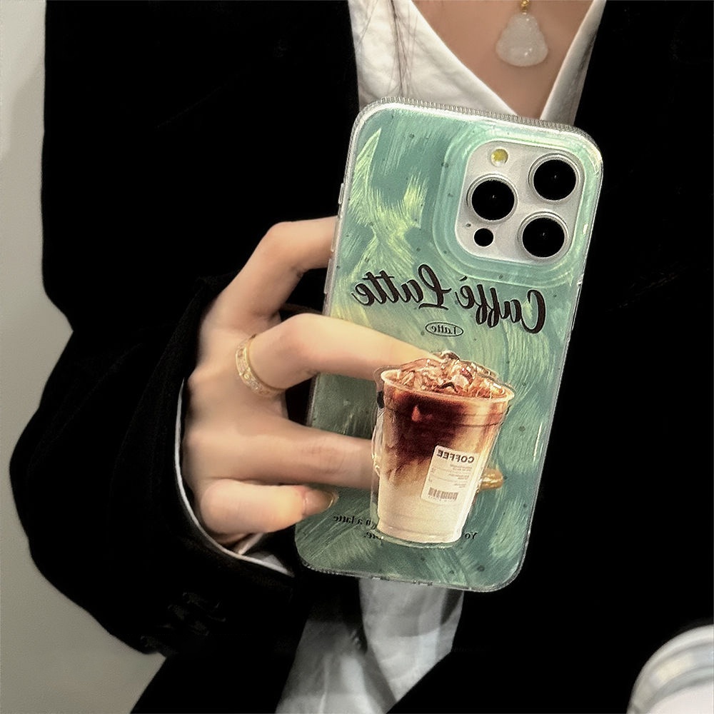 Phone Accessories Unique - حامل هاتف Coffee Latte Grip Tok