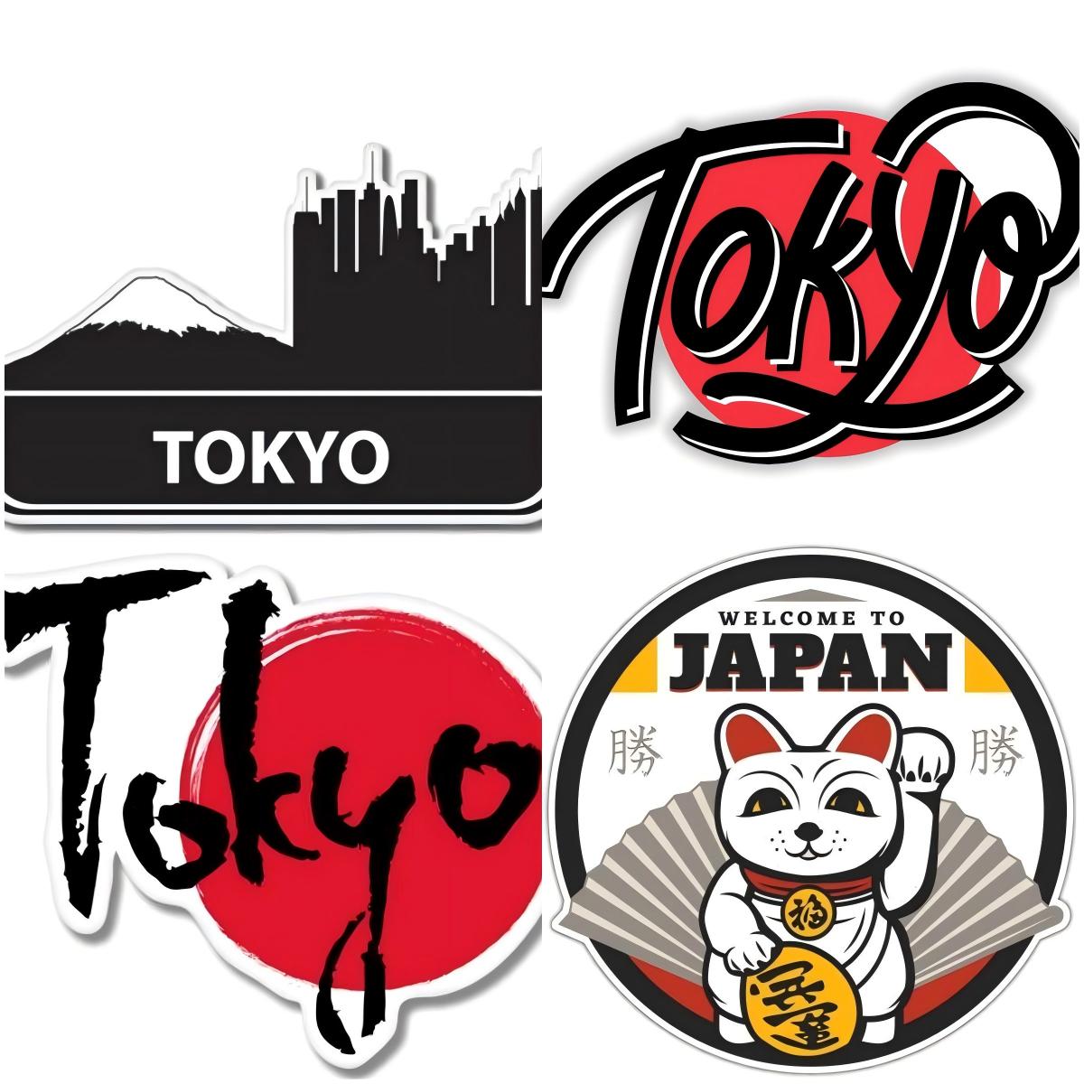 Phone Accessories Tokyo - ملصق طوكيو للسيارات اليابانية JDM، ملصق