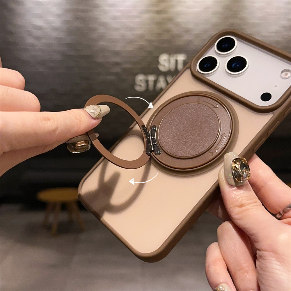 Magsafe Wireless Charger - حافظة مغناطيسية دوارة 360 درجة لهواتف