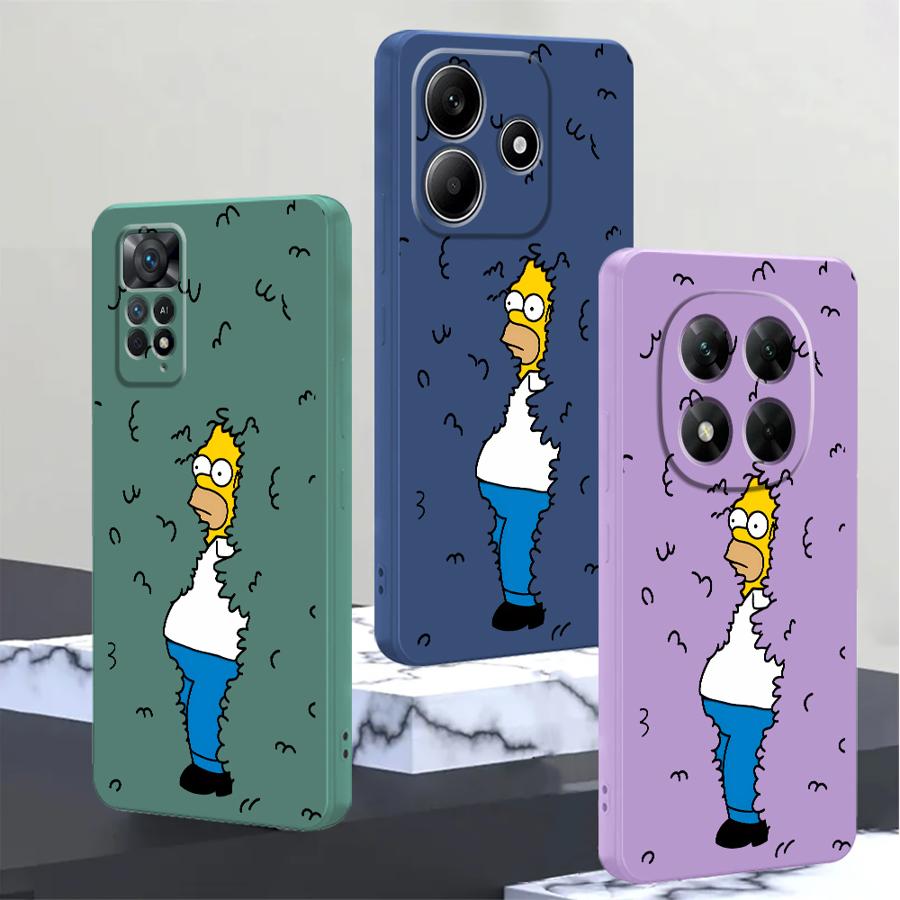 Xiaomi Redmi Note 14 - غطاء هاتف بتصميم S-Simpsons Cool Bart