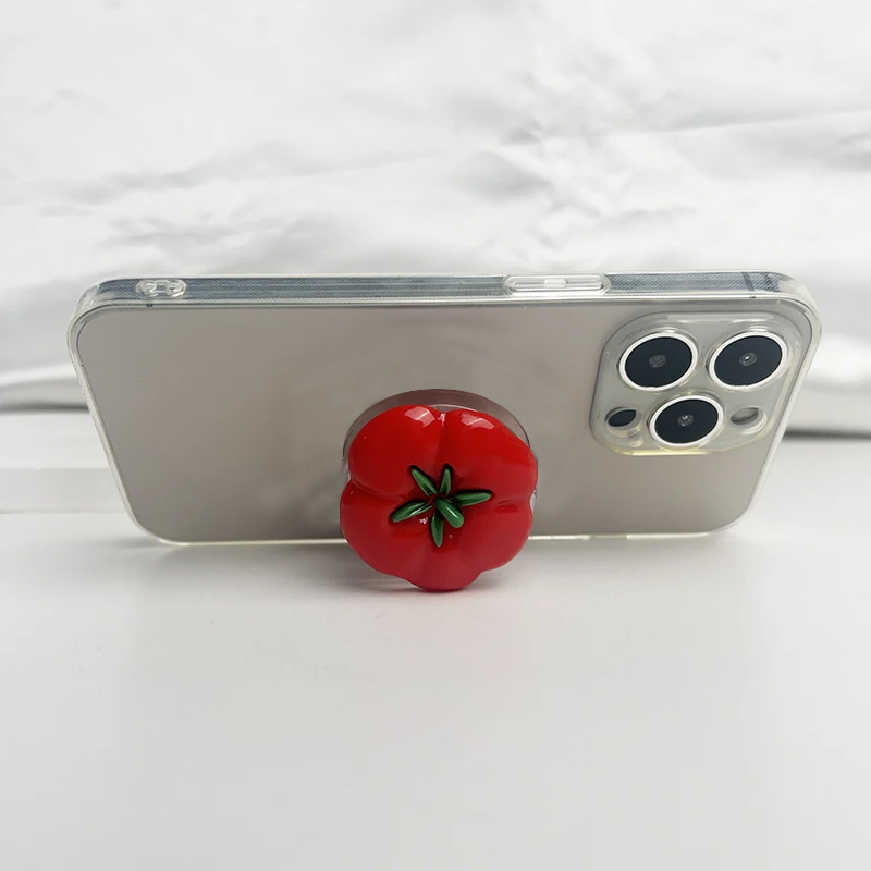 حامل هاتف بتصميم طماطم لطيف، م - مراجعة Phone Accessories Unique وسعره