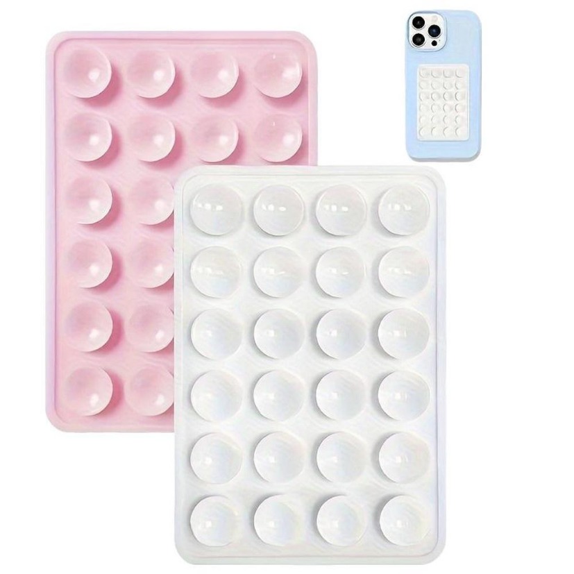 حامل هاتف سيليكون لاصق بقاعدة  - مراجعة Quirky Phone Accessories وسعره