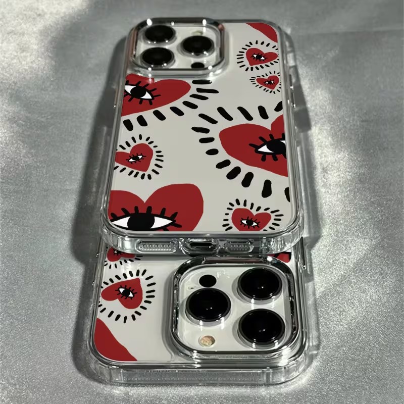 فريد الأحمر القلب العين الإطار - مراجعة Phone Accessories Unique وسعره