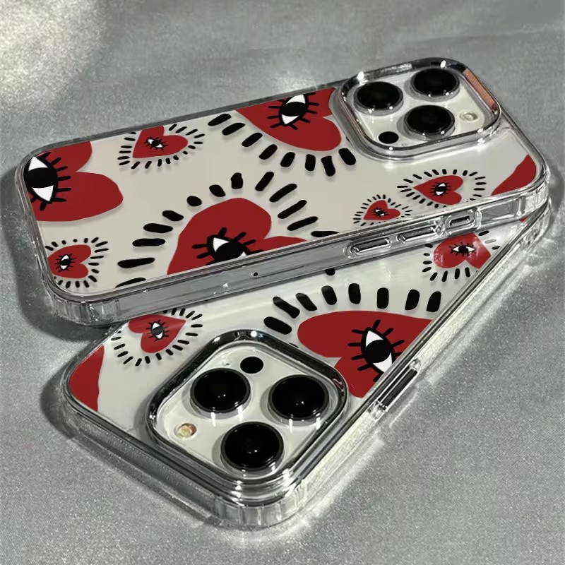 فريد الأحمر القلب العين الإطار - مراجعة Phone Accessories Unique وسعره