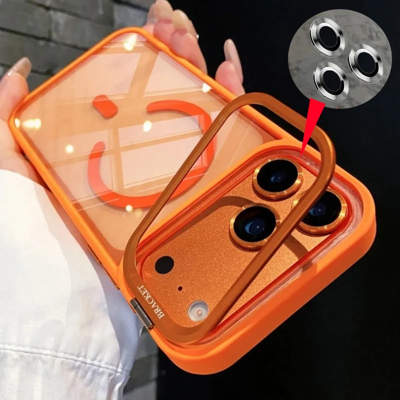 غطاء هاتف فاخر شفاف مع حامل مغ - مراجعة Phone Accessories Holder وسعره