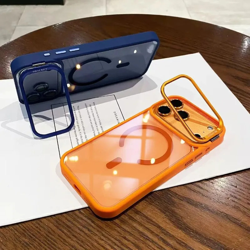 غطاء هاتف فاخر شفاف مع حامل مغ - مراجعة Phone Accessories Holder وسعره